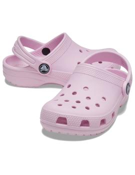  Zapatillas Crocs Classic Clog Niño Rosa