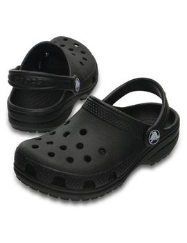  Zapatillas Crocs Classic Clog Niño Negro