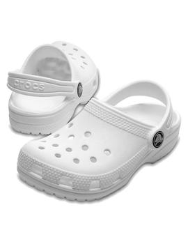 Zapatillas Crocs Classic Clog Niño Blanco