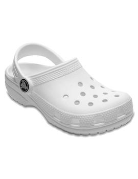 Zapatillas Crocs Classic Clog Niño Blanco