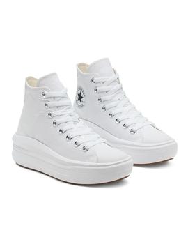 Zapatillas Converse All Star Move High Top Unisex Blanco