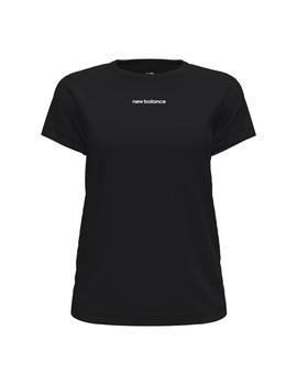 Camiseta New Balance Relentless Crew Mujer Negro