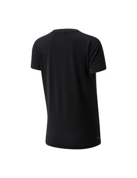 Camiseta New Balance Relentless Crew Mujer Negro