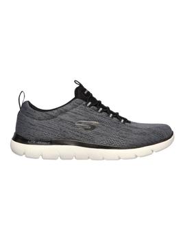 Zapatillas Skechers Summits-Louvin Hombre Gris