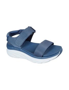 Sandalia Skechers D`Lux Walker New Block Mujer