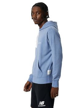 Sudadera Con Capucha New Balance Essentials Pure Hombre Azul