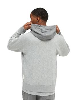 Sudadera Con Capucha New Balance Essentials Pure Hombre Gris