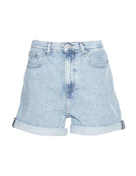 Pantalón Corto Tommy Mom Mujer Denim