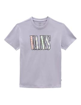 Camiseta Vans Mixed Up Ginghan Mujer Morado
