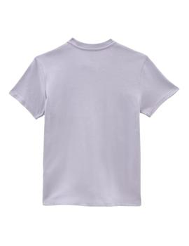 Camiseta Vans  Mixed Up Ginghan Mujer Morado