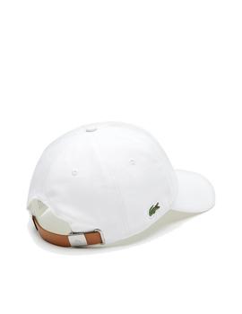 Gorra Lacoste Casquete Unisex Blanco