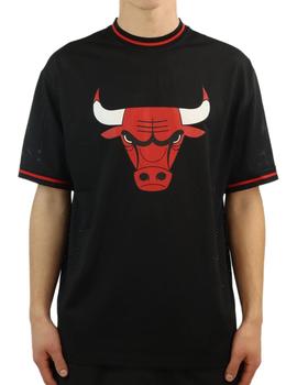 Camiseta New Era  Nba Chicago Bulls Hombre Negro