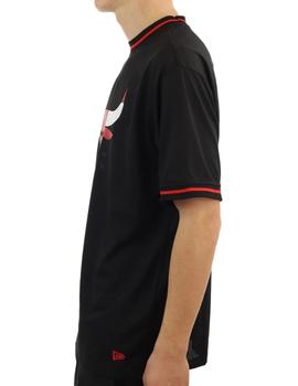 Camiseta New Era  Nba Chicago Bulls Hombre Negro