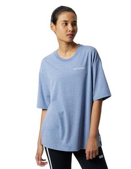 Camiseta New Balance Essentials Mujer Azul