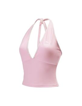 Top Puma Classics Halterneck mujer Rosa