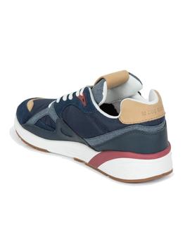 Zapatillas Le Coq Sportif Lcs R850 Bbr Premium Hombre Azul