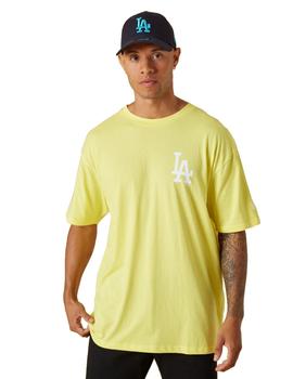 Camiseta New Era  Los Angeles Dodgers Hombre Amarillo