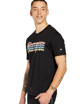 Camiseta Champion Crewneck Hombre Negro