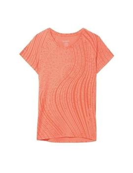 Camiseta Manga Corta Desigual Essentials Mujer Coral