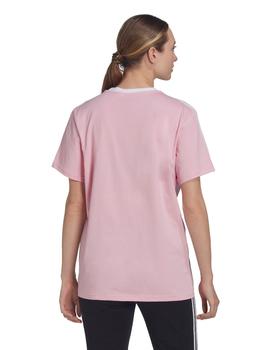 Camiseta Adidas W 3S BF T TRUPNK Mujer Rosa