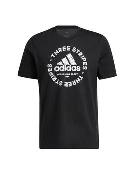 Camiseta Adidas SKT EMB G T Hombre Negro