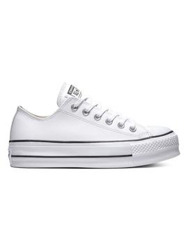 Zapatillas Converse All Star Lift Clean Leather Unisex Blanc