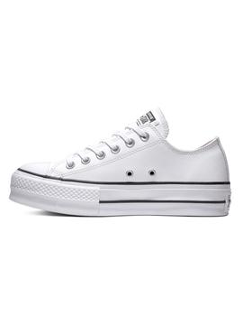 Zapatillas Converse All Star Lift Clean Leather Unisex Blanc