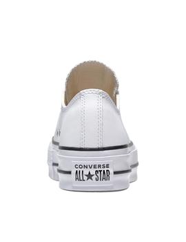 Zapatillas Converse All Star Lift Clean Leather Unisex Blanc