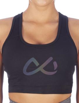 Top Ditchil Fire Sports Mujer Negro