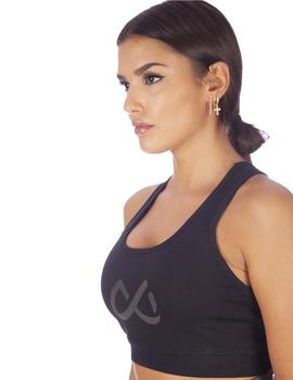 Top Ditchil Fire Sports Mujer Negro