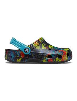 Zapatillas Crocs Classic Graphic Clog K Niño TieDye