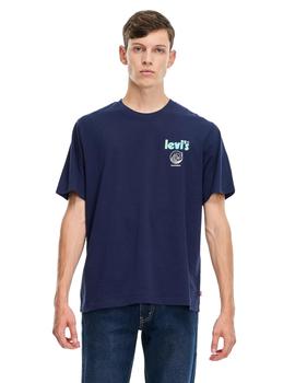 Camiseta Levis Surf Club Hombre Marino