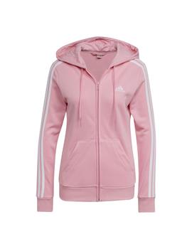 Chaqueta Capucha Adidas Eseentials French Terry Mujer Rosa