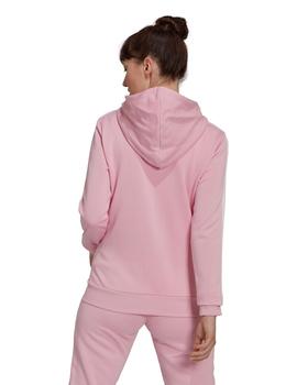 Chaqueta Capucha Adidas Eseentials French Terry Mujer Rosa