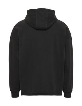 Sudadera Con Capucha Tommy Tape Hombre Negro