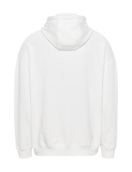 Sudadera Con Capucha Tommy Tape Hombre Blanco