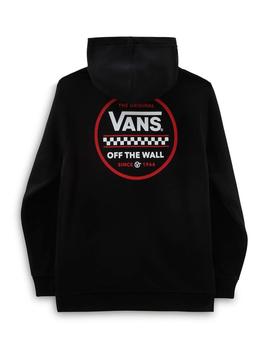 Sudadera Con Capucha Vans  Stackton Circle Hombre Negro