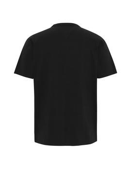 Camiseta Tommy Tape Hombre Negro