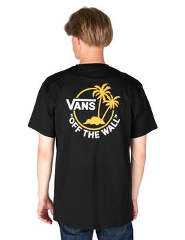 Camiseta Vans Dual Palm Hombre Negro