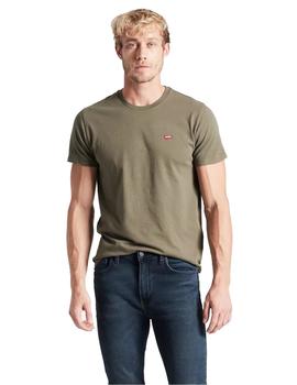 Camiseta Levis Logo Pequeño Hombre Verde