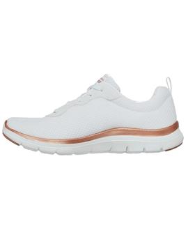 Zapatillas Skechers Flex Appeal 4.0 Mujer Blanco