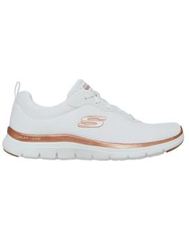 Zapatillas Skechers Flex Appeal 4.0 Mujer Blanco