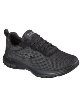 Zapatillas Skechers Flex Appeal 4.0 Brilliant  Mujer Negro