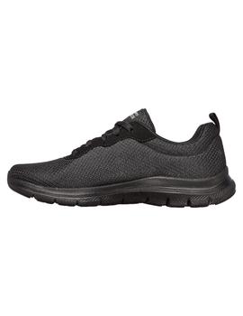 Zapatillas Skechers Flex Appeal 4.0 Brilliant  Mujer Negro