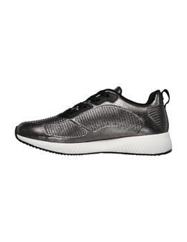 Zapatillas Skechers Bobs Squad-Sparkle Life Mujer Plateado