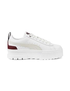 Zapatillas Puma Mayze Luxe Mujer Blanco