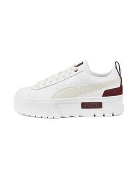 Zapatillas Puma Mayze Luxe Mujer Blanco