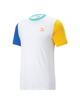 Camiseta Puma Classics Block Hombre Multicolor