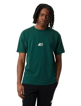 Camiseta New Balance Essentials Graphic Hombre Verde