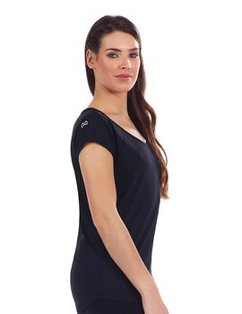 Camiseta Manga Corta Ditchil Ease Mujer Negra